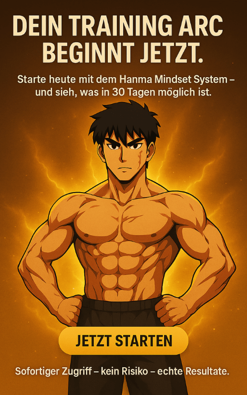 Hanma Mindset System- Das 30-Tage-System für eiserne Disziplin, Fokus und mentale Stärke